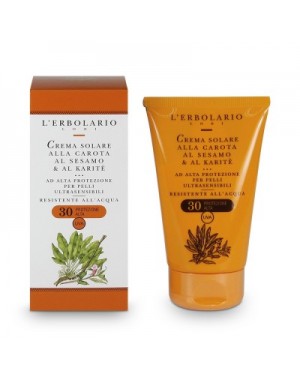 L'Erbolario Слънцезащитен крем за свръхчувствителна кожа SPF30 125 мл L'Erbolario Слънцезащитен крем за свръхчувствителна кожа SPF30 125 мл
