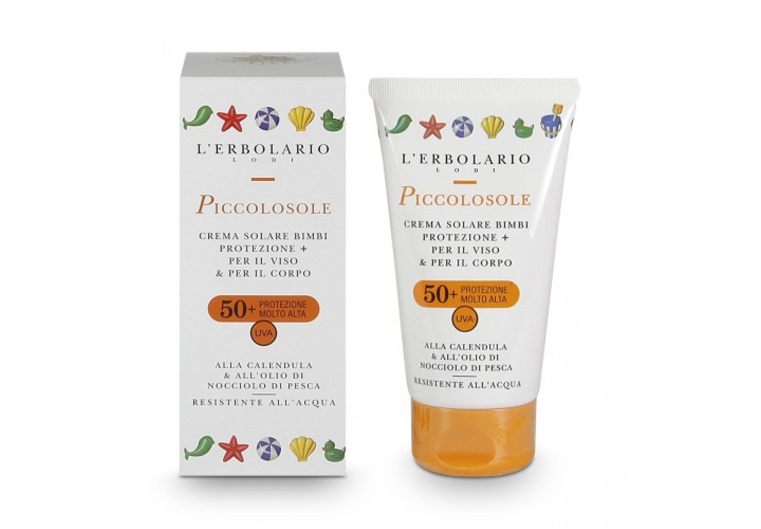 L'Erbolario Слънцезащитен крем за деца за лице и за тяло SPF50+ 75 мл