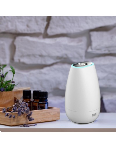 Арома дифузер "Бруно" с редуцирано изливане - бял