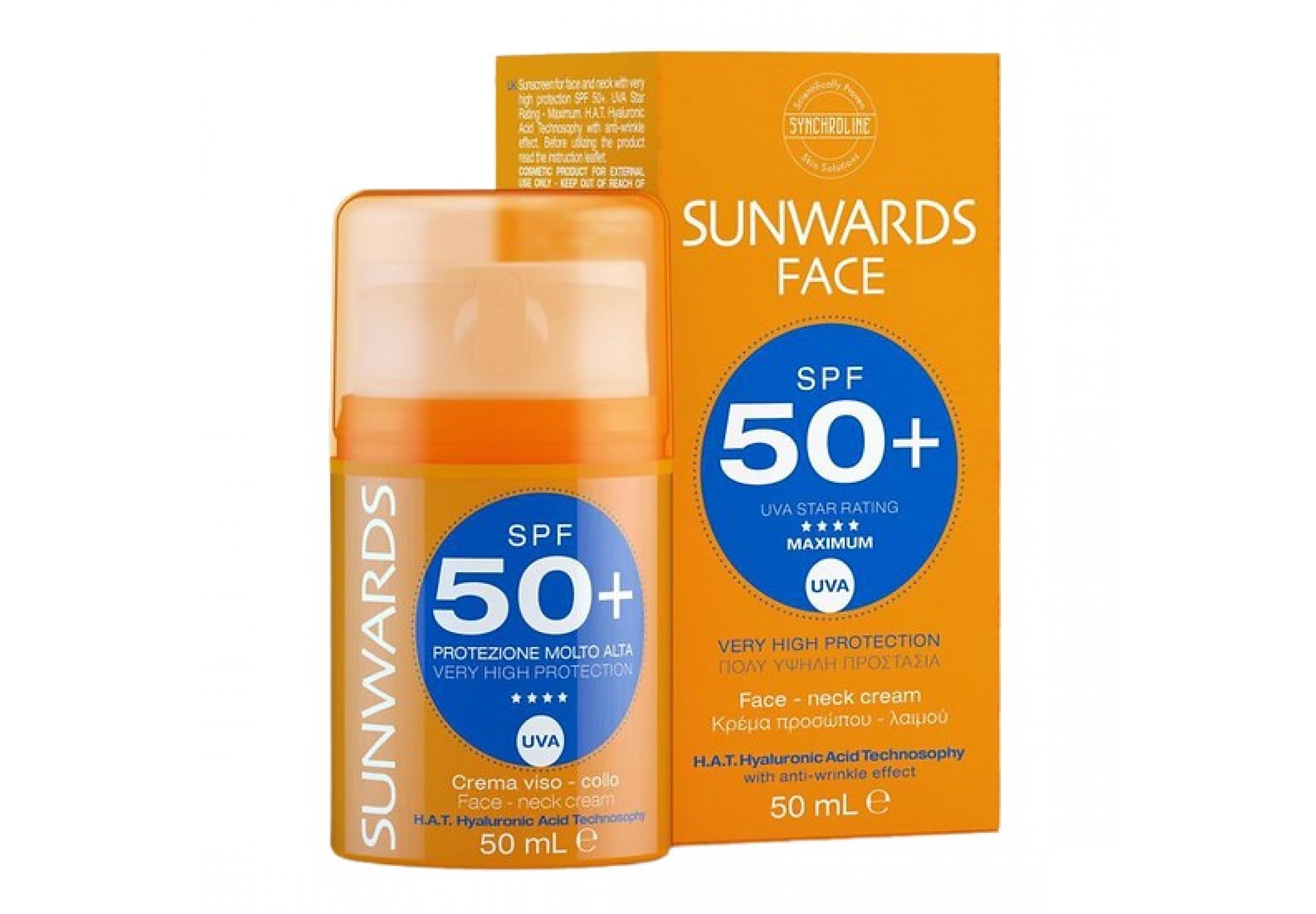 Synchroline Sunwards крем за лице SPF 50+, 50 мл