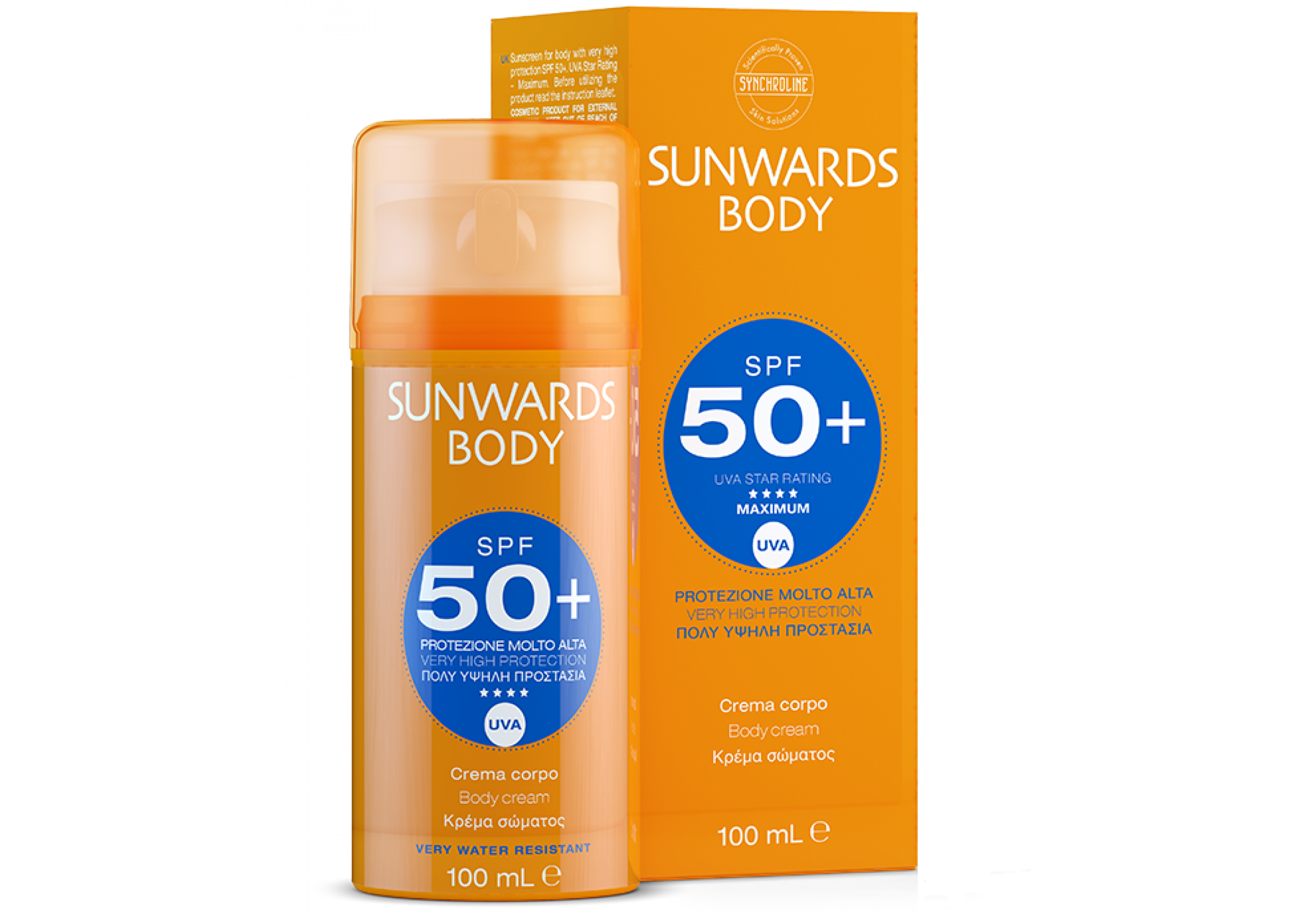 Synchroline Sunwards Body Слънцезащитен крем за тяло SPF50+ 100 мл