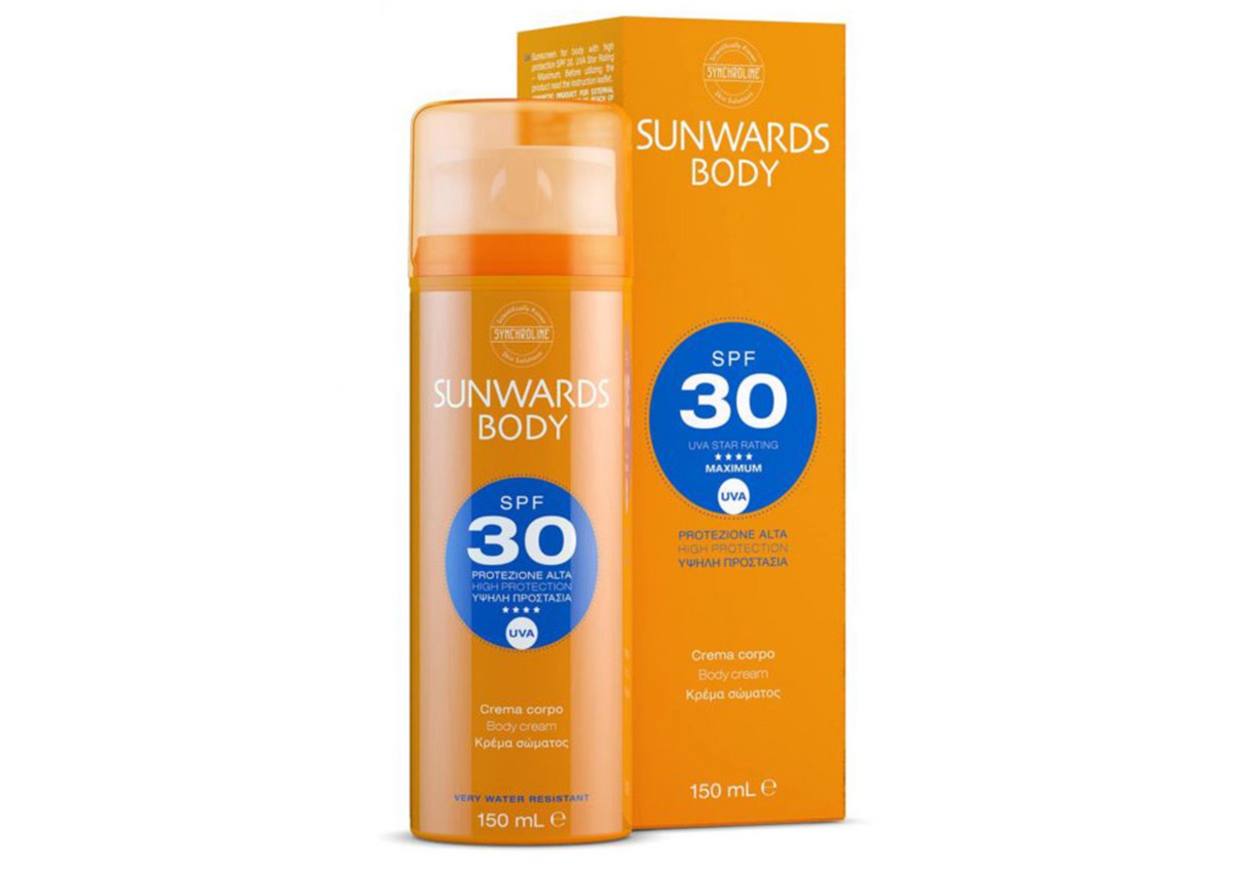 Synchroline Sunwards Body Слънцезащитен крем SPF30 за тяло 150 мл