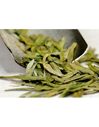 Органичен суперфин зелен чай Лун Дзин (Драконов кладенец), 100 гр.